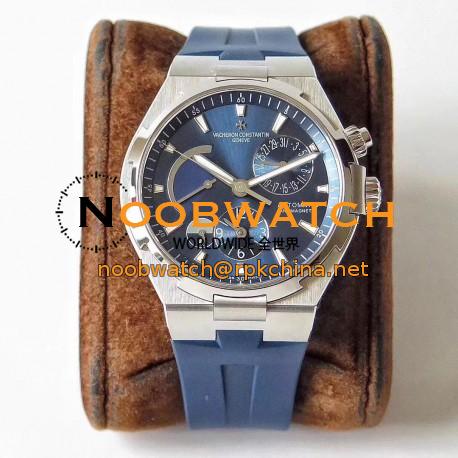 Replica Vacheron Constantin Overseas Dual Time 47450/000A-9039 TWA Stainless Steel Blue Dial Swiss 1222 SC