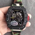 Replica Richard Mille RM35-02 Rafael Nadal KV Forged Carbon Skeleton Dial M8215