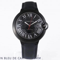 Replica Ballon Bleu De Cartier 42MM WSBB0015 AF PVD Black Dial Swiss 2892