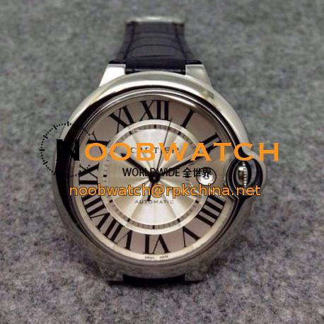 Replica Cartier Ballon Bleu 36MM Stainless Steel Silver Dial Swiss 2824-2