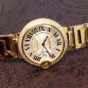 Replica Cartier Ballon Bleu 36MM Yellow Gold Silver Dial Swiss 2688