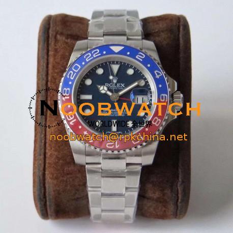 Replica Rolex GMT-Master II 116719BLRO DJ Stainless Steel Blue Dial Swiss 2836-2