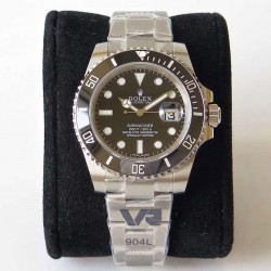 Replica Rolex Submariner Date 116610LN VR Stainless Steel 904L Black Dial Swiss 3135