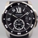 Replica Calibre De Cartier Diver 42MM V6F Stainless Steel Black Dial M9015