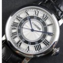 Replica Cartier Rotonde 42MM Stainless Steel Silver Dial Swiss 2824-2