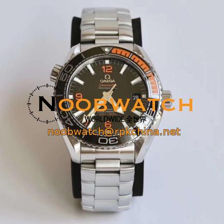 Replica Omega Seamaster Planet Ocean 600M 43.5MM 215.30.44.21.01.002 VS Stainless Steel Black Dial Swiss 8900