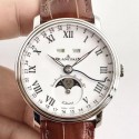 Blancpain Villeret Quantieme Complet 8 Jours 6639-3437-55B OM Stainless Steel White Dial Swiss 6639