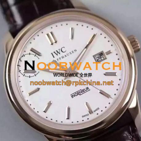 Replica IWC Ingenieur St Laurens Rose Gold White Dial Swiss IWC 80111