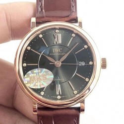 Replica IWC Portofino Automatic 37 IW458116 MK Rose Gold Anthracite Dial M9015