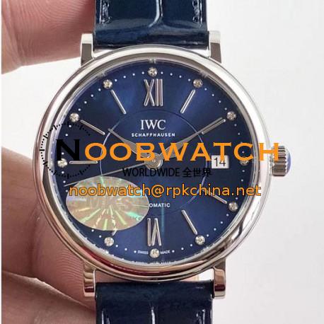 Replica IWC Portofino Automatic 37 IW458102 MK Stainless Steel Blue Dial M9015