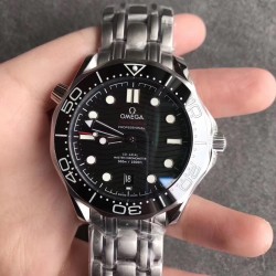 Replica Omega Seamaster Diver 300M 210.30.42.20.01.001 UR Stainless Steel Black Dial Swiss 8800