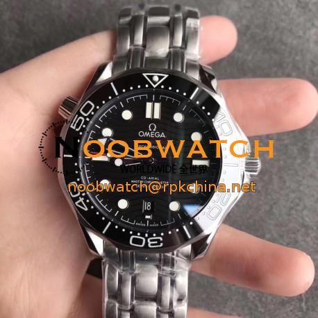 Replica Omega Seamaster Diver 300M 210.30.42.20.01.001 UR Stainless Steel Black Dial Swiss 8800