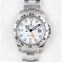 Replica Rolex Explorer II 216570 2018 V7 Stainless Steel White Dial Swiss 3187