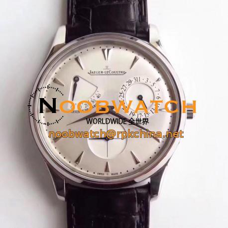 Replica Jaeger-LeCoultre Master Ultra Thin Reserve De Marche 1378420 SW Stainless Steel Silver Dial Swiss Caliber 938A/1