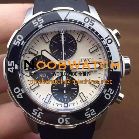 Replica IWC Aquatimer IW3767 Stainless Steel White Dial Swiss 7750