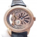 Replica Audemars Piguet Royal Millenary 4101 15350 V9 Rose Gold & Diamonds Rose Gold Skeleton Dial Swiss 4101