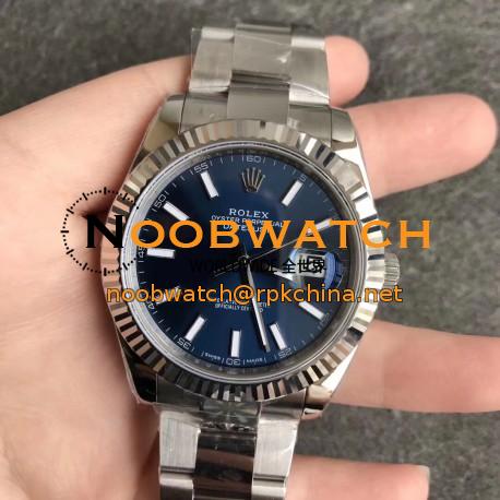 Replica Rolex Datejust II 41MM 126334 AR Stainless Steel 904L Blue Dial Swiss 2824-2