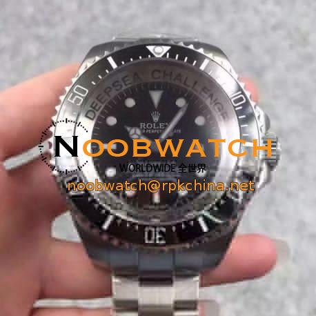 Replica Rolex DEEPSEA Challenge James Cameron V5 Stainless Steel Black Dial Swiss 2836-2