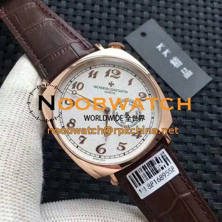 Replica Vacheron Constantin Historiques American 1921 82035/000R-9359 KK Rose Gold White Dial  Swiss 4400