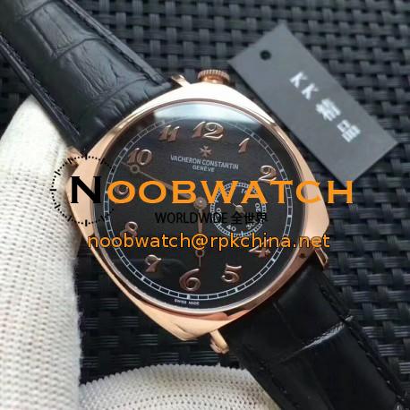 Replica Vacheron Constantin Historiques American 1921 82035/000R-9359 KK Rose Gold Black Dial  Swiss 4400