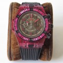 Replica Hublot Big Bang Unico Red Sapphire 411.JR.4901.RT OX Red Sapphire Crystal Skeleton Dial Swiss HUB1242