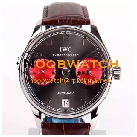 Replica IWC Portuguese IW500702 Power Reserve Stainless Steel Black Dial Swiss IWC 52010