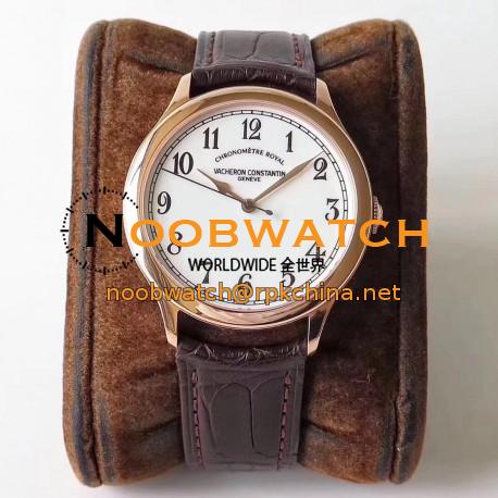 Replica Vacheron Constantin Historiques Chronometre Royal 1907 86122/000R-9362 GS Rose Gold White Dial Swiss 2460 SCC