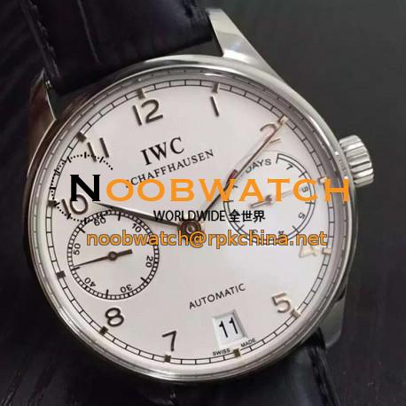 Replica IWC Portuguese IW500704 Power Reserve Stainless Steel White Dial Swiss IWC 52010