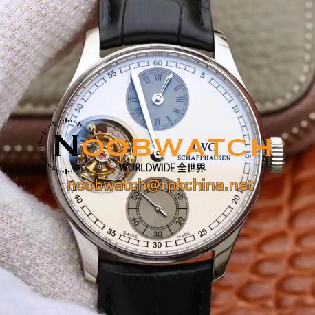 Replica IWC Portugieser Tourbillon Regulator IW544603 ZF Stainless Steel White Dial Swiss Tourbillon