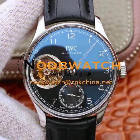 Replica IWC Portugieser Tourbillon IW546301 ZF Stainless Steel Black Dial Swiss Tourbillon