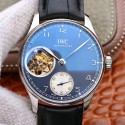 Replica IWC Portugieser Tourbillon IW546301 ZF Stainless Steel Blue Dial Swiss Tourbillon