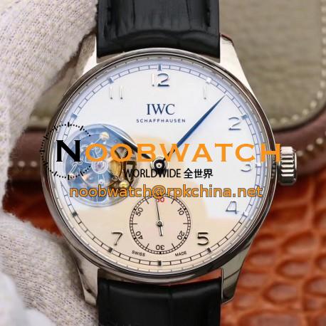 Replica IWC Portugieser Tourbillon IW546301 ZF Stainless Steel White Dial Swiss Tourbillon