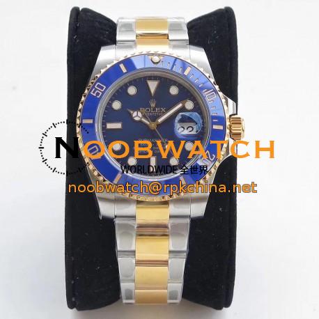 Replica Rolex Submariner Date 116613LB VR 18K Yellow Gold Wrapped & Stainless Steel Blue Dial Swiss 2836-2