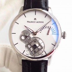 Replica Maurice Lacroix Roue Carree Seconde MP7158-SS001-901 AM Stainless Steel White Dial Swiss ML 156