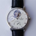 Replica Blancpain Villeret Tourbillon 8 Days 6025-1542-55B JB Stainless Steel White Dial Swiss Tourbillon