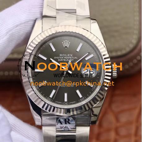 Replica Rolex Datejust II 41MM 126334 AR Stainless Steel 904L Anthracite Dial Swiss 2824-2