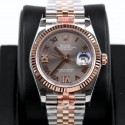 Replica Rolex Datejust 36MM 116231 GM Stainless Steel 904L & Rose Gold Anthracite Dial Swiss 2824-2