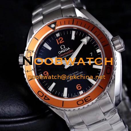 Replica Omega Seamaster Planet Ocean 600M 45.5MM 232.30.46.21.01.002 VS Stainless Steel Black Dial Swiss 8500