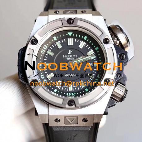 Replica Hublot Big Bang King Power Musee Oceanographique Monaco 731.NX.1190.RX SF Titanium Black Dial Swiss HUB1401