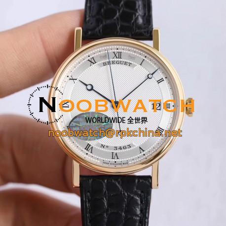 Replica Breguet Classique 5177BA/12/9V6 MKS Yellow Gold Silver Dial M9015