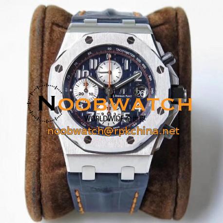 Replica Audemars Piguet Royal Oak Offshore Navy 26470ST.OO.A027CA.01 JF V2 Stainless Steel Blue Dial Swiss 3126