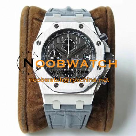 Replica Audemars Piguet Royal Oak Offshore Chronograph 26470ST.OO.A104CR.01 JF V2 Stainless Steel Black Dial Swiss 3126