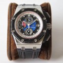 Replica Audemars Piguet Royal Oak Offshore Grand Prix 26290PO.OO.A001VE.01 JF V3 Stainless Steel Blue Dial Swiss 3126