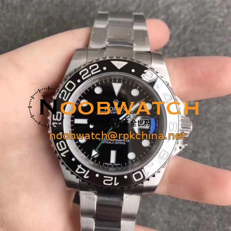 Replica Rolex GMT-Master II 116710LN EW Stainless Steel Black Dial Swiss 2836-2