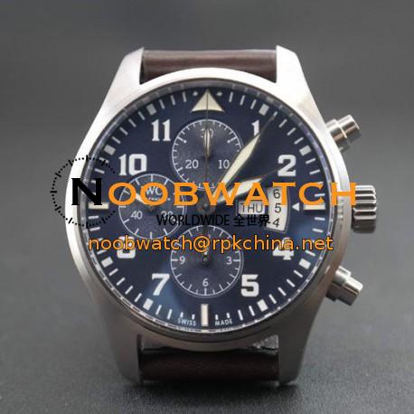 Replica IWC Pilot IW377706 Le Petit Prince Stainless Steel Blu Dial Swiss 7750