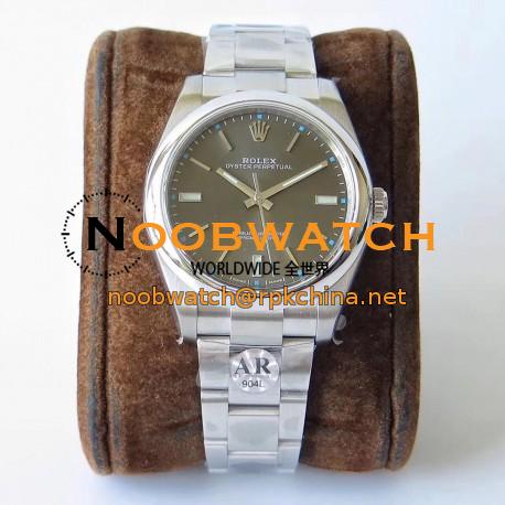 Replica Rolex Oyster Perpetual 39 114300 AR Stainless Steel 904L Anthracite Dial Swiss 3132