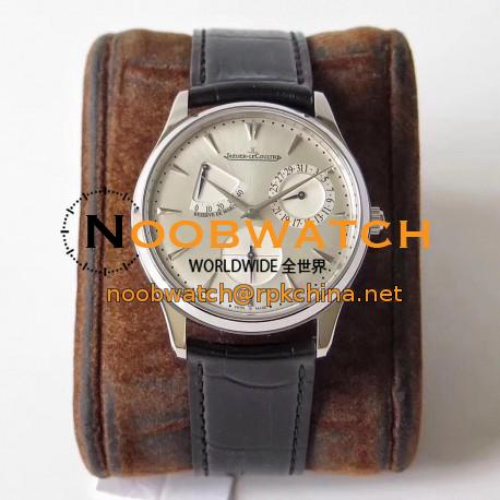 Replica Jaeger-LeCoultre Master Ultra Thin Reserve De Marche 1378420 ZF Stainless Steel Silver Dial Swiss Caliber 938A/1