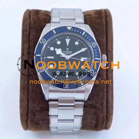 Replica Tudor Heritage Black Bay Blue 79230B 2017 ZF Stainless Steel Black Dial Swiss 2824-2