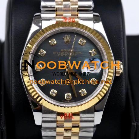 Replica Rolex Datejust 36MM 116233 GM Stainless Steel 904L & Yellow Gold Grey Mother Of Pearl Dial Swiss 2824-2