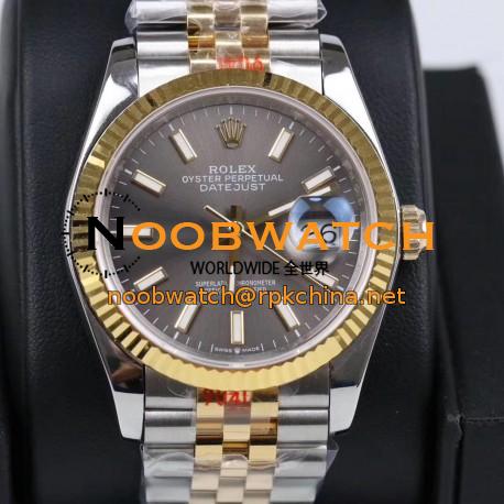 Replica Rolex Datejust 36MM 116233 GM Stainless Steel 904L & Yellow Gold Anthracite Dial Swiss 2824-2